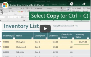 Microsoft Excel Tip: How To Copy Cells In Microsoft Excel